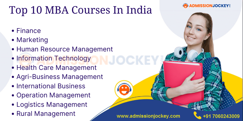 Top 10 MBA courses in India - Admission Jockey